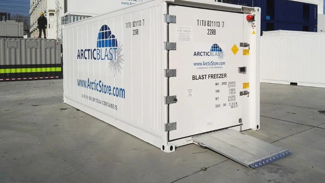 20ft ArcticBlast Rapid Chilling - Refrigerated Storage Container