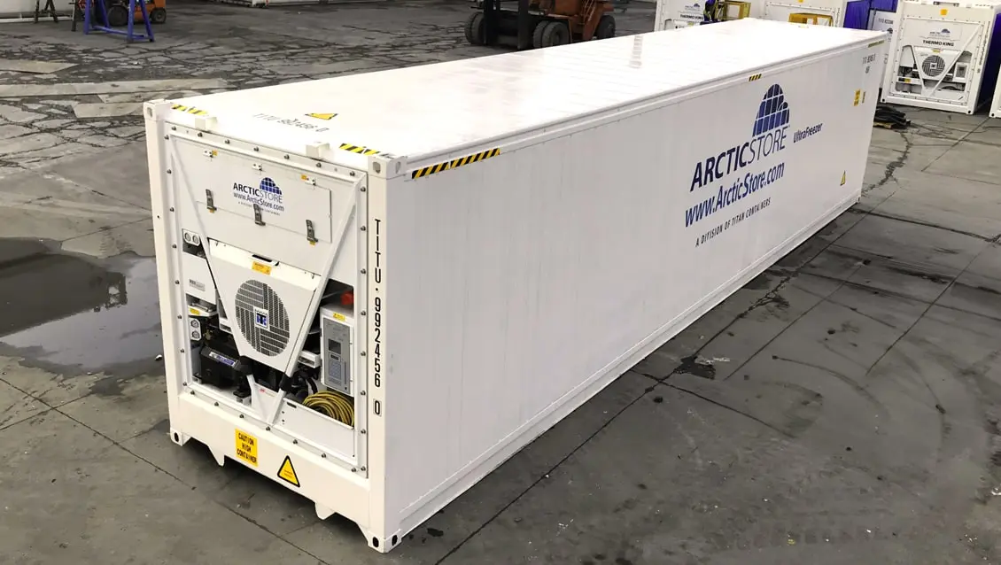 40ft UltraFreezer Cold Storage - Freezer Refrigerated Containers