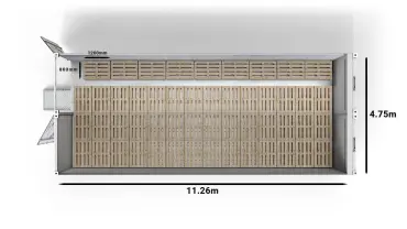 51 Euro Pallets in a 2-bay 40ft Arctic SuperStore