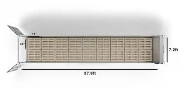 US Pallets in 40ft UltraFreezer Refrigerated Container